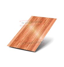 Лист плоский ECOSTEEL_T-Кедр-0.5