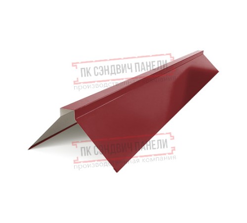 Планка конька плоского простая 115х115х2000 ПЭ-3011-0.45