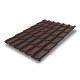 Металлочерепица Классик RAL8017 Satin Мatt-0,5