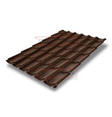 Металлочерепица классик плюс Antique Dub Print Twincolor-0.45