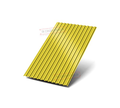 Профилированный лист МП10х1100 Norman RAL1018-0.5