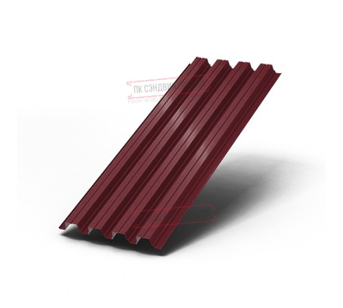 Профнастил Н75-750 Полиэстер RAL3005-0.65