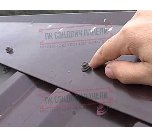 Саморезы 4,8х50 RAL 3005 (150 шт)