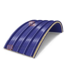 Сэндвич-панели арочные с минеральной ватой, ширина 1200 мм, толщина 120 мм, 0.5/0.5, RAL5002