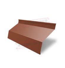 Ламель жалюзи Milan 0,45 PE с пленкой RAL 8004 терракота