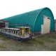 Профнастил H112ПГ-0.8, для бескаркасных ангаров, Полиэстер RAL 5021